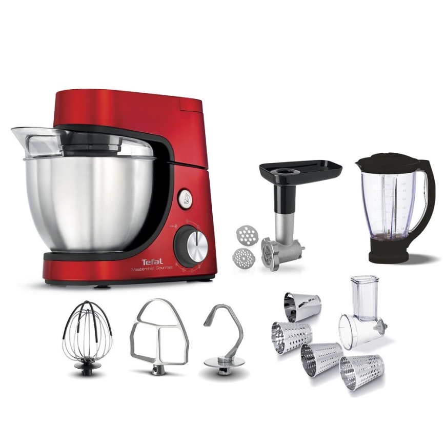 Tefal - Robot da cucina MASTERCHEF GOURMET 1100W/230V rosso