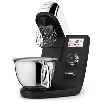 Tefal - Robot de cuisine avec balance intégrée I-COACH TOUCH 1200W/230V en acier inoxydable