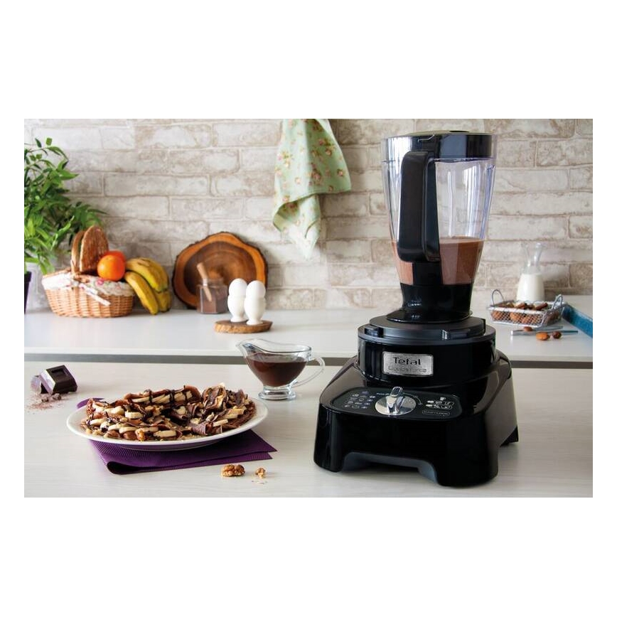 Tefal - Robot de cuisine DOUBLE FORCE 1000W/230V noir