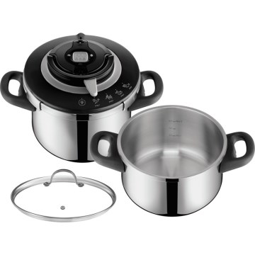 Tefal - Schnellkochtopf-Set 4,5/6 l CLIPSO+ CHEF
