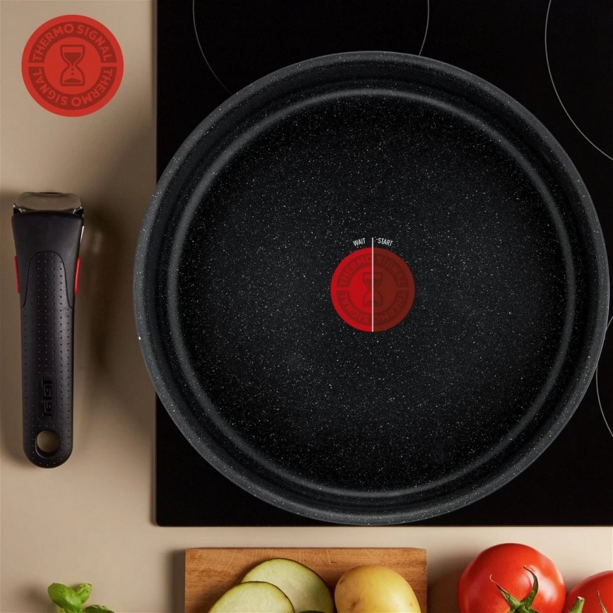 Tefal - Service d'ustensiles de cuisine 4 pce INGENIO BLACK STONE