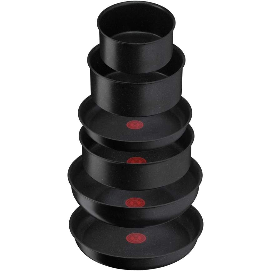 Tefal - Service d'ustensiles de cuisine 7 pce INGENIO BLACK STONE