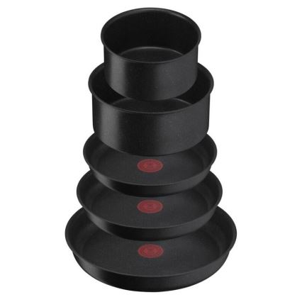 Tefal - Service d'ustensiles de cuisine 8 pcs INGENIO BLACK STONE