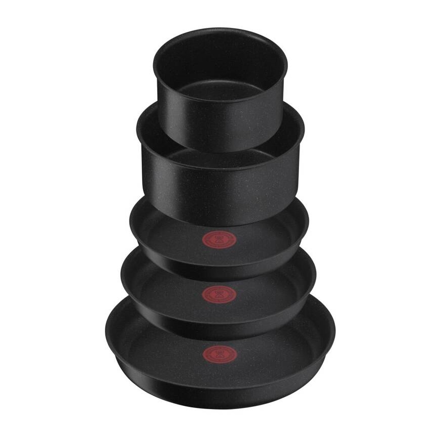 Tefal - Service d'ustensiles de cuisine 8 pcs INGENIO BLACK STONE