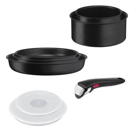 Tefal - Service d'ustensiles de cuisine 8 pcs INGENIO BLACK STONE
