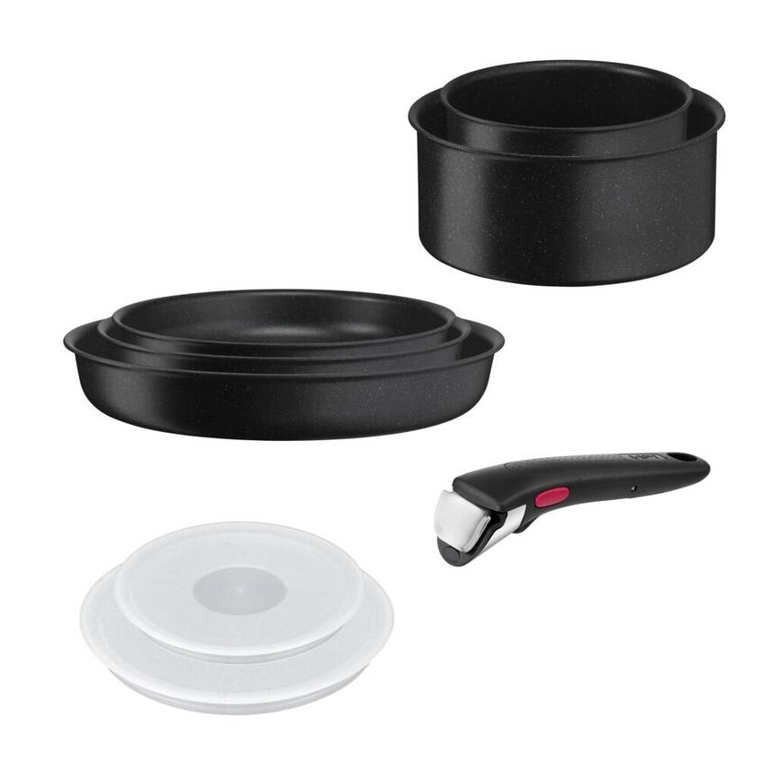 Tefal - Service d'ustensiles de cuisine 8 pcs INGENIO BLACK STONE