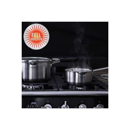 Tefal - Set di 10 pentole NORDICA in acciaio inox