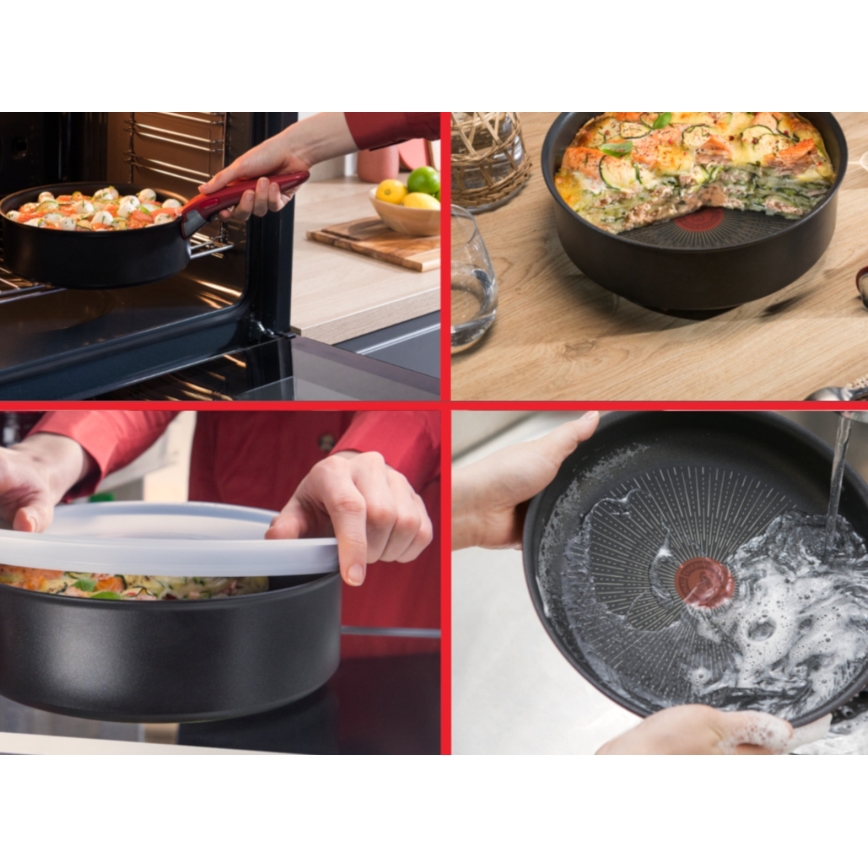 Tefal - Set di 3 padelle INGENIO SO'LIGHT