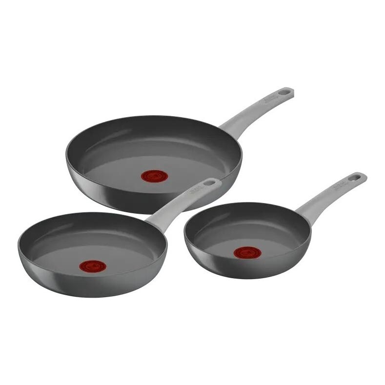 Tefal - Set di 3 padelle RENEW ON