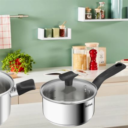 Tefal - Set di 3 pentole DELICIOUS in acciaio inox