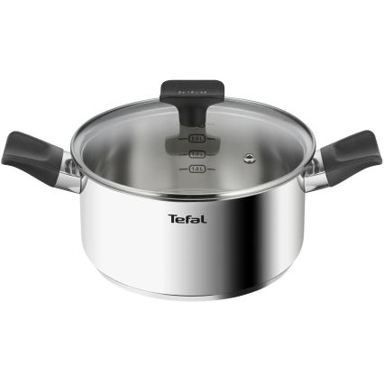 Tefal - Set di 3 pentole DELICIOUS in acciaio inox