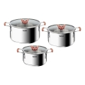 Tefal - Set di 6 pentole OPTI'SPACE
