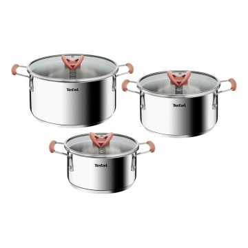 Tefal - Set di 6 pentole OPTI'SPACE