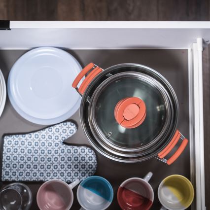Tefal - Set di 6 pentole OPTI'SPACE