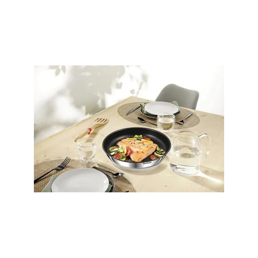 Tefal - Set di pentole 10 pz INGENIO EMOTION acciaio inossidabile