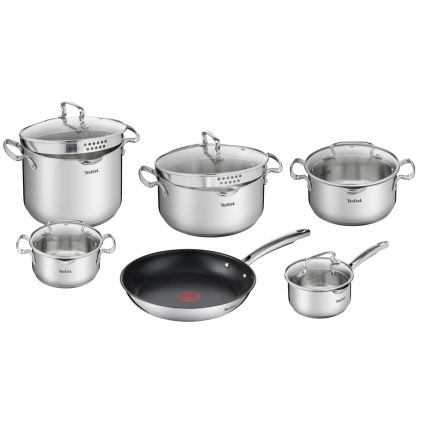 Tefal - Set di pentole 11 pezzi DUETTO+