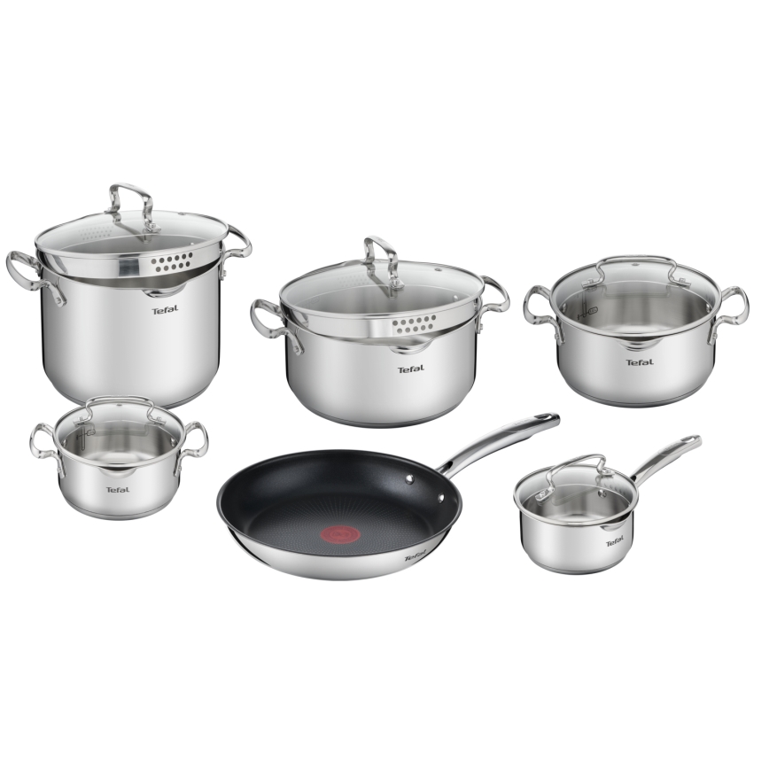 Tefal - Set di pentole 11 pezzi DUETTO+
