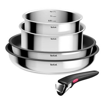 Tefal - Set di pentole 5 pezzi INGENIO COOK in acciaio inox