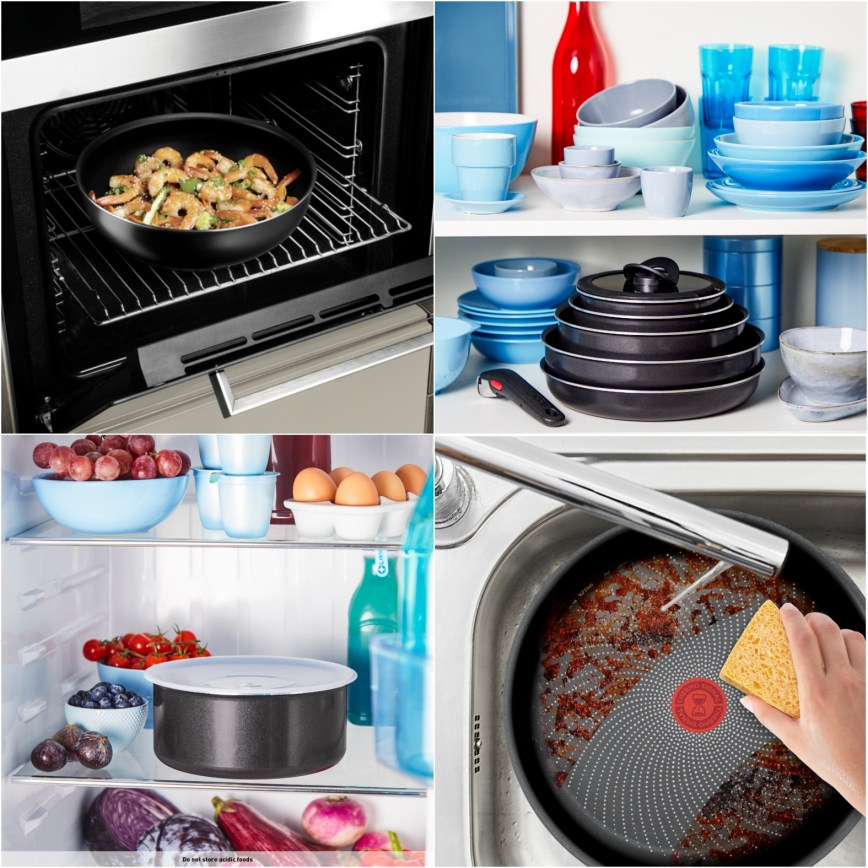 Tefal - Set di pentole 5 pezzi INGENIO GENEROUS COOK