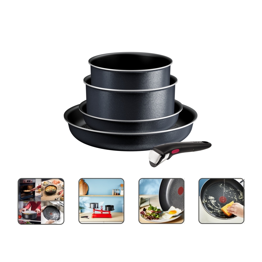 Tefal - Set di pentole 5 pezzi INGENIO SO LIGHT
