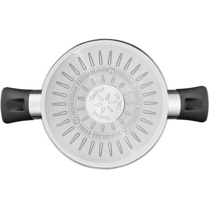 Tefal - Set di pentole 6 pz DELICIOUS acciaio inossidabile