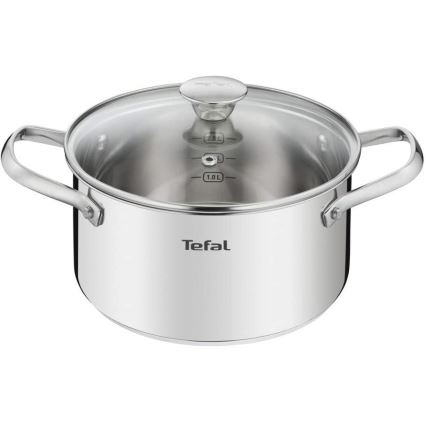 Tefal - Set di pentole 9 pz COOK EAT acciaio inossidabile