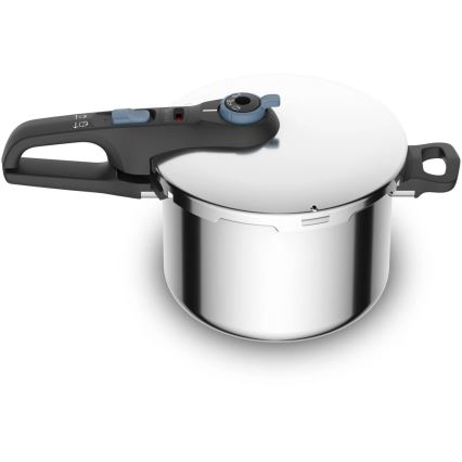 Tefal - Set di pentole a pressione 4/6 l SECURE TRENDY acciaio inossidabile