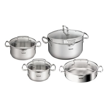 Tefal - Set di pentole da 8 pezzi DUETTO+