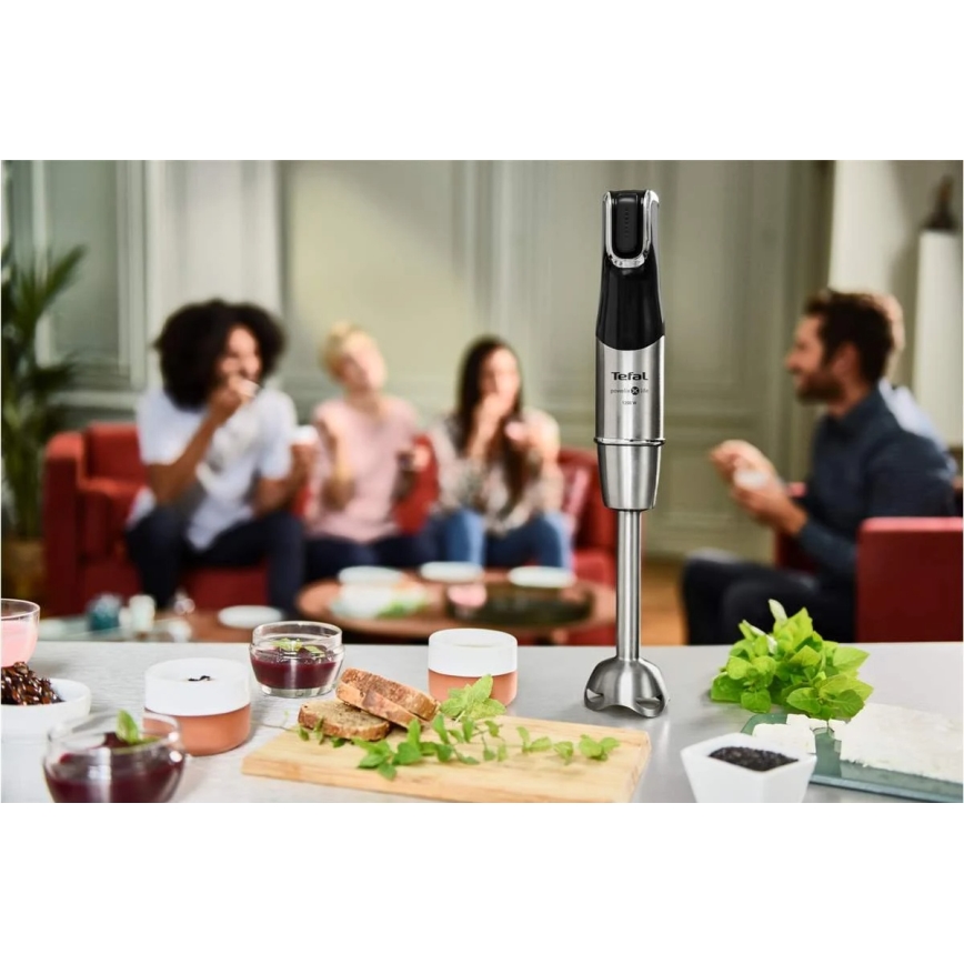 Tefal - Stabmixer INFINY FORCE PRO 5in1 1200W/230V schwarz/Edelstahl