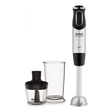 Tefal - Stabmixer QUICKCHEF 2-in-1 1000W/230V matt Chrom/schwarz