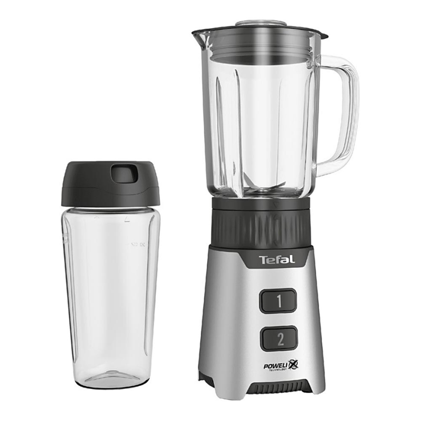 Tefal - Standmixer BLENDFORCE 400W/230V Edelstahl/schwarz
