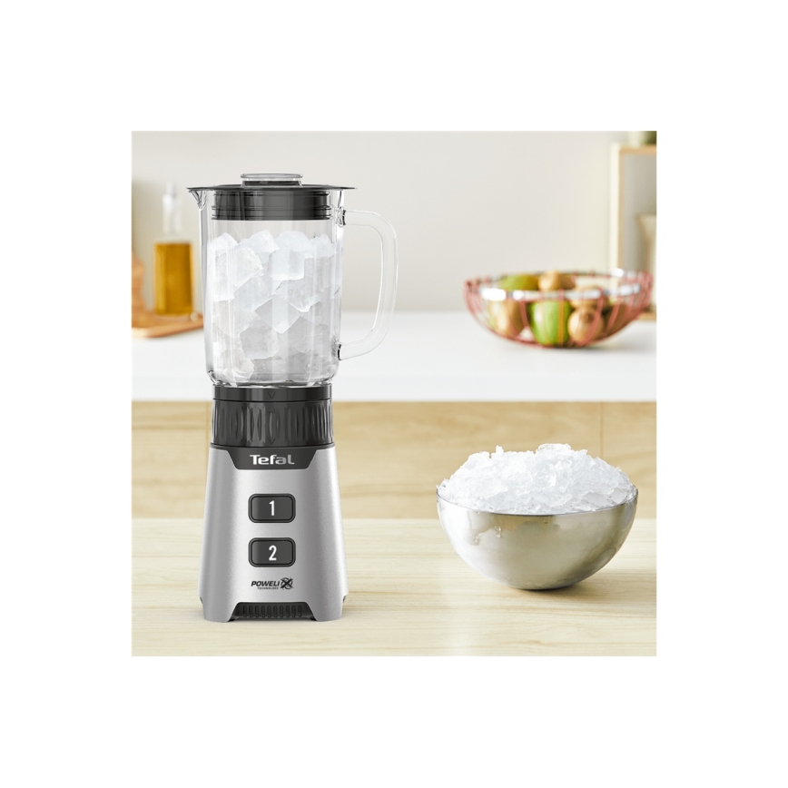 Tefal - Standmixer BLENDFORCE 400W/230V Edelstahl/schwarz