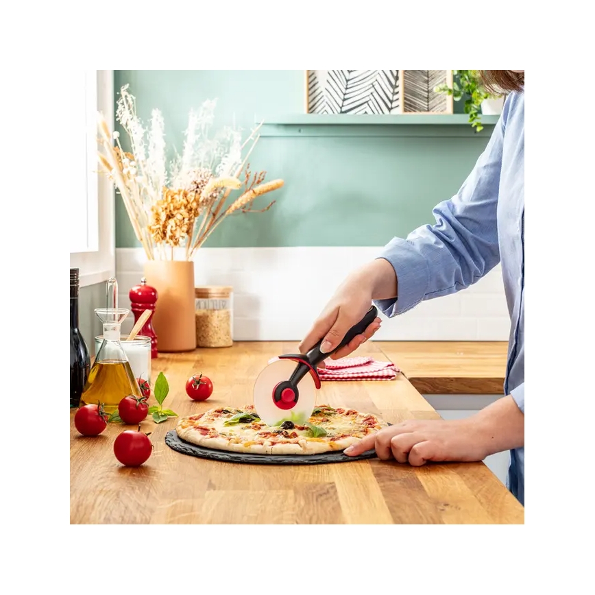 Tefal - Tagliapizza INGENIO acciaio inossidabile/nero