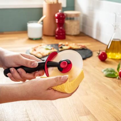 Tefal - Tagliapizza INGENIO acciaio inossidabile/nero