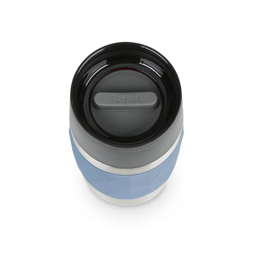 Tefal - Tasse thermique 300 ml COMPACT MUG acier inoxydable/bleu