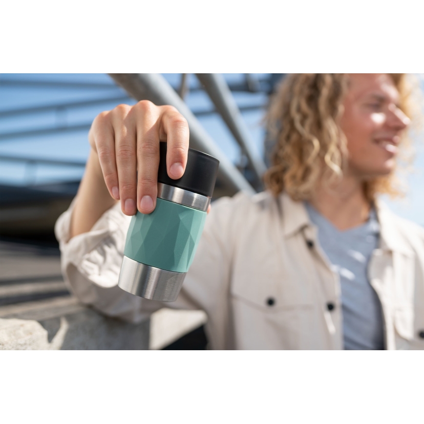 Tefal - Tasse thermique 300 ml COMPACT MUG acier inoxydable/vert