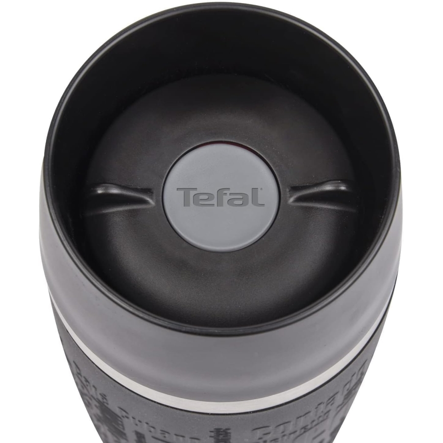 Tefal - Tazza da viaggio 360 ml TRAVEL MUG acciaio inox/nero