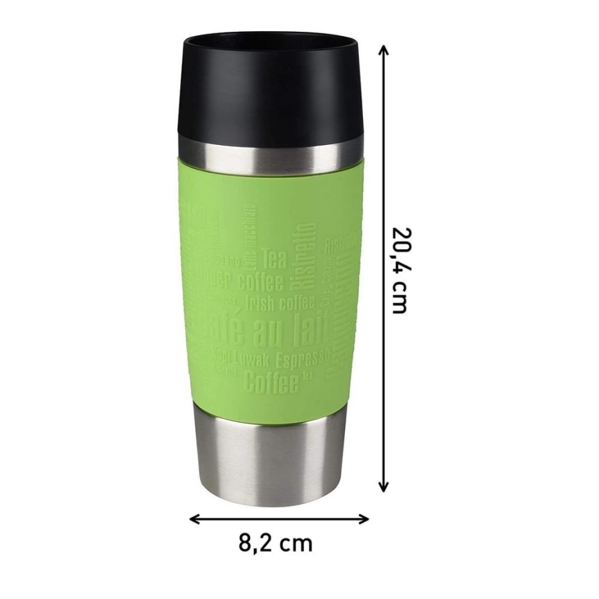 Tefal - Tazza da viaggio 360 ml TRAVEL MUG acciaio inox/verde