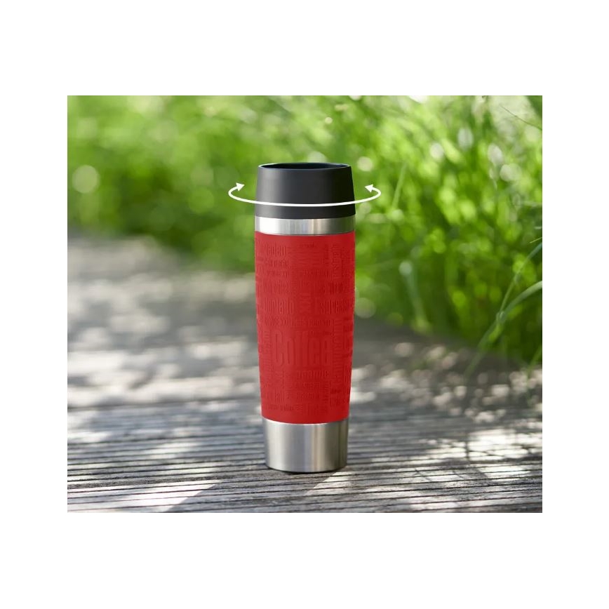 Tefal - Tazza da viaggio 500 ml TRAVEL MUG acciaio inox/rosso