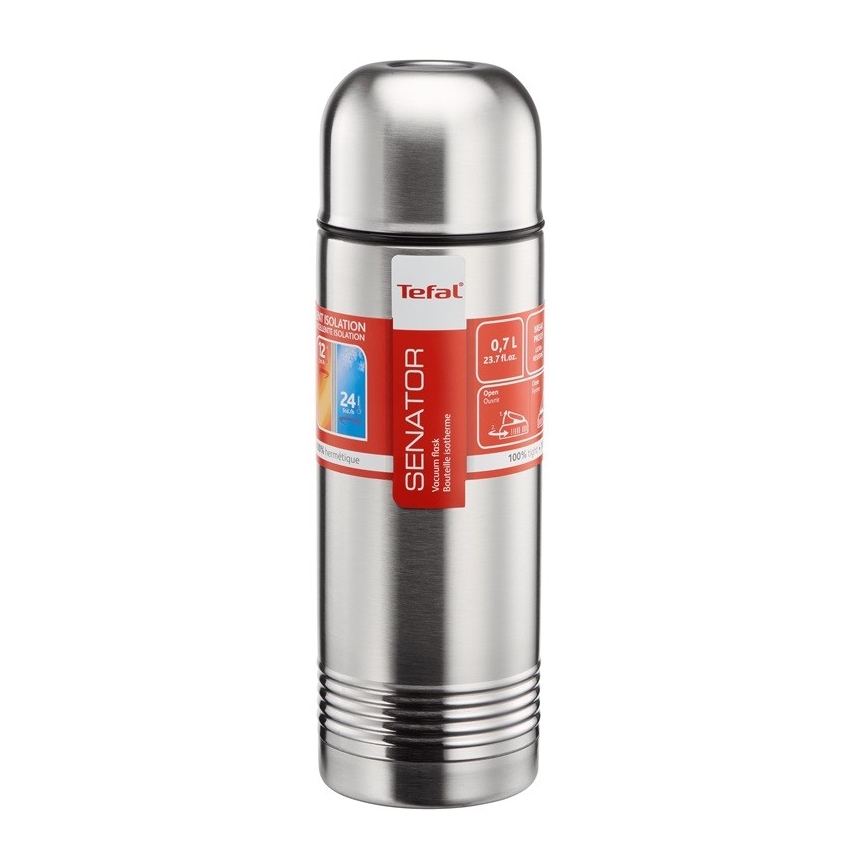 Tefal - Thermos con tazza  0,7 l SENATOR acciaio inossidabile
