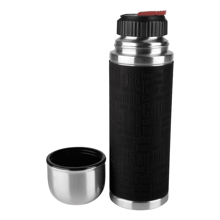 Tefal - Thermos con tazza  1 l SENATOR acciaio inossidabile/nero