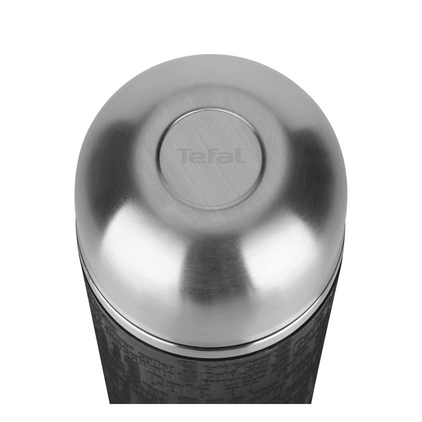 Tefal - Thermos con tazza  1 l SENATOR acciaio inossidabile/nero