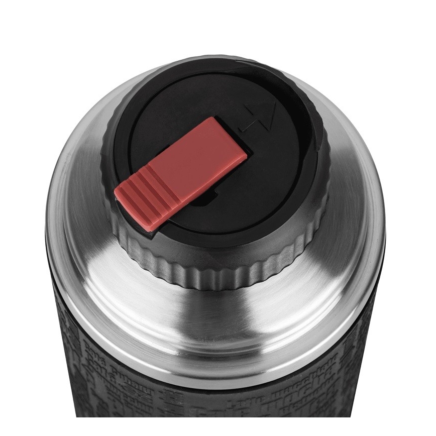 Tefal - Thermos con tazza  1 l SENATOR acciaio inossidabile/nero