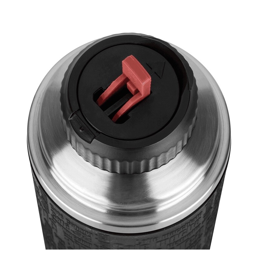 Tefal - Thermos con tazza  1 l SENATOR acciaio inossidabile/nero