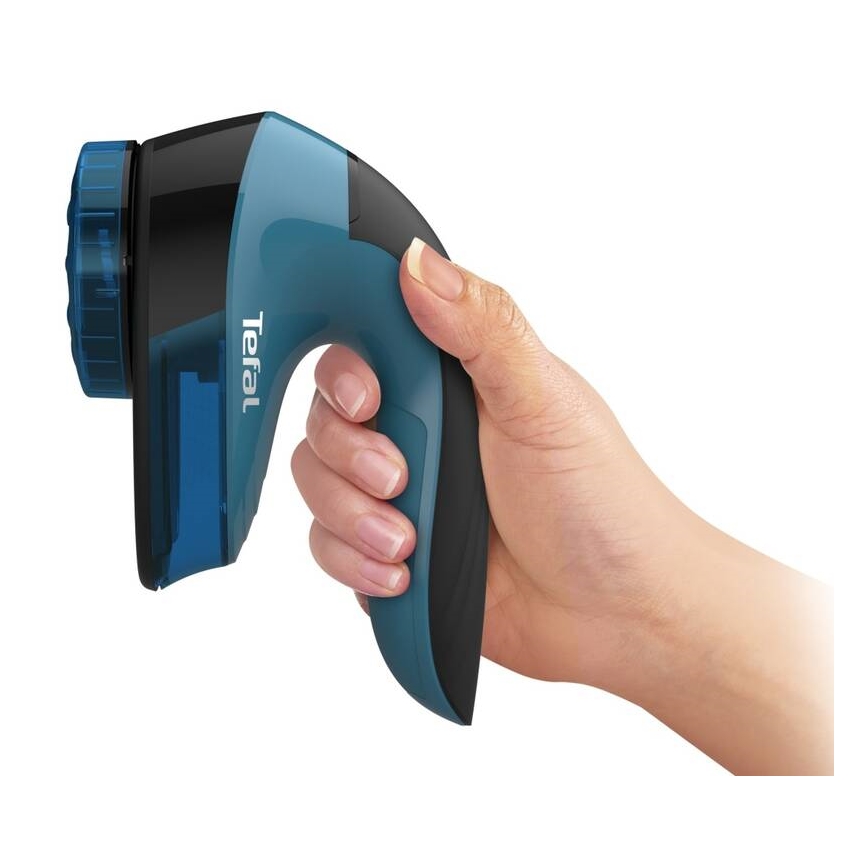 Tefal - Togli-pelucchi LINT 2xAA nero/blu