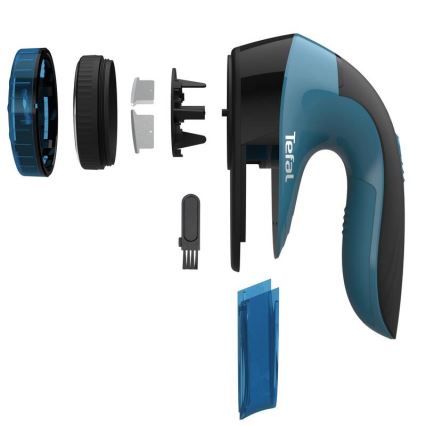 Tefal - Togli-pelucchi LINT 2xAA nero/blu