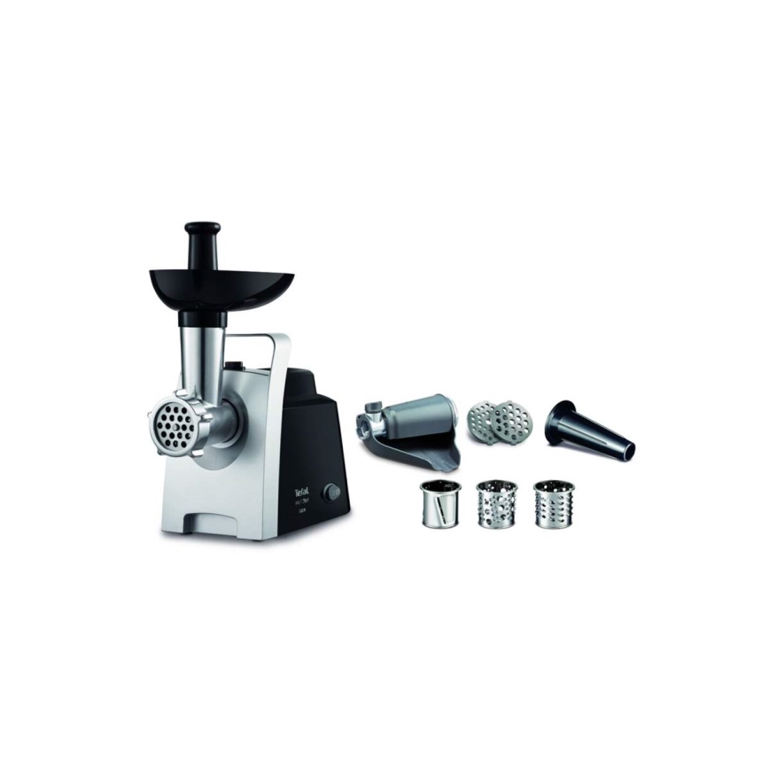 Tefal - Tritacarne 7in1 1400W/230V nero/argento