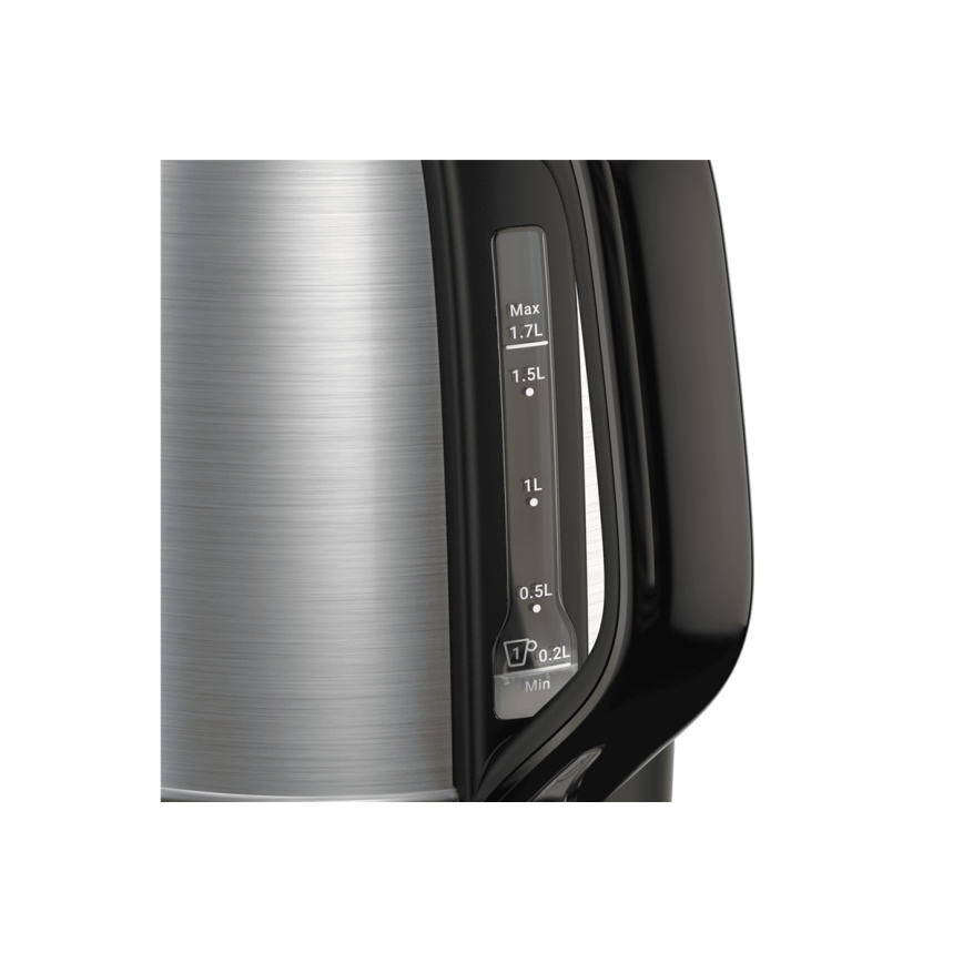 Tefal - Wasserkocher SUBITO 1,7l 2400W/230V Edelstahl/schwarz