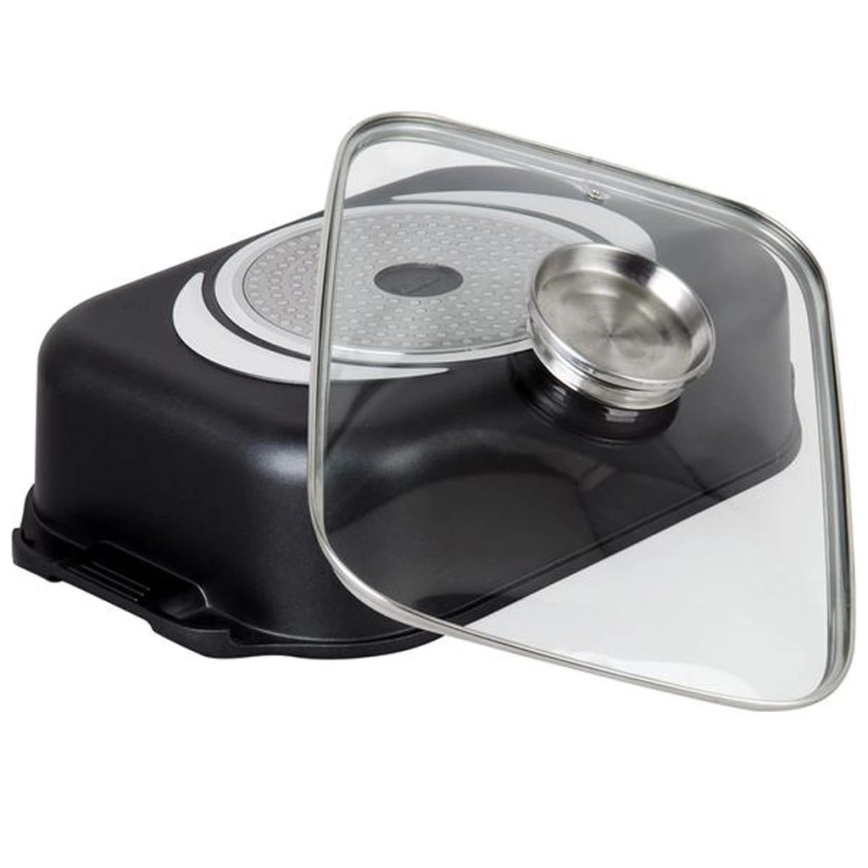 Teglia con coperchio TORO 6,5 l 34,5x10x24,5 cm nera