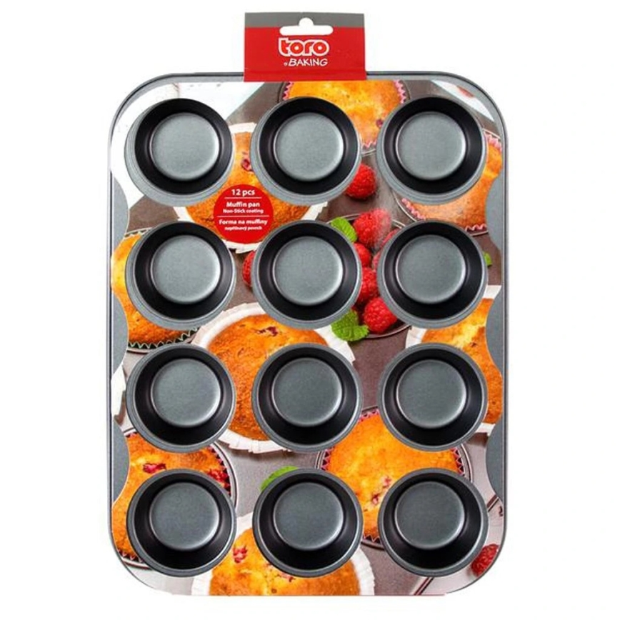 Teglia per muffin TORO nera
